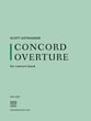 Concord Overture Concert Band sheet music cover